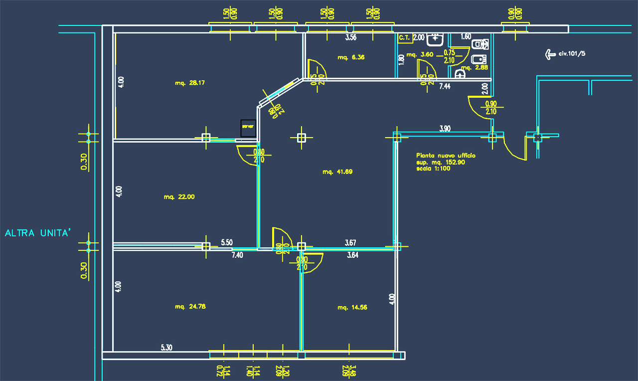 Ufficio in vendita a Quarto d'Altino